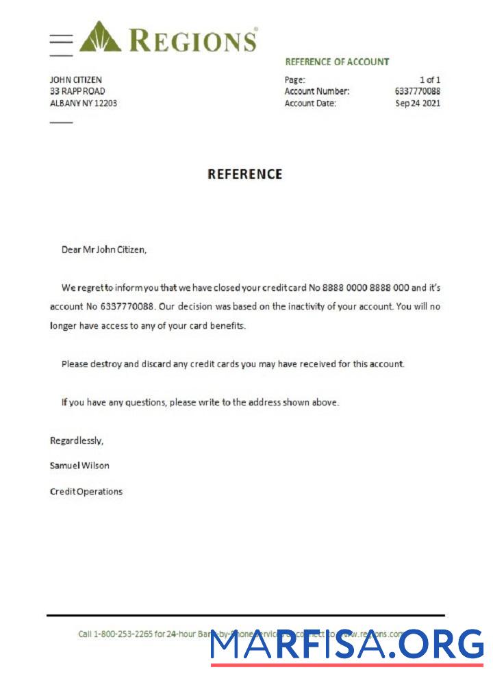 Printable USA Regions closure reference template